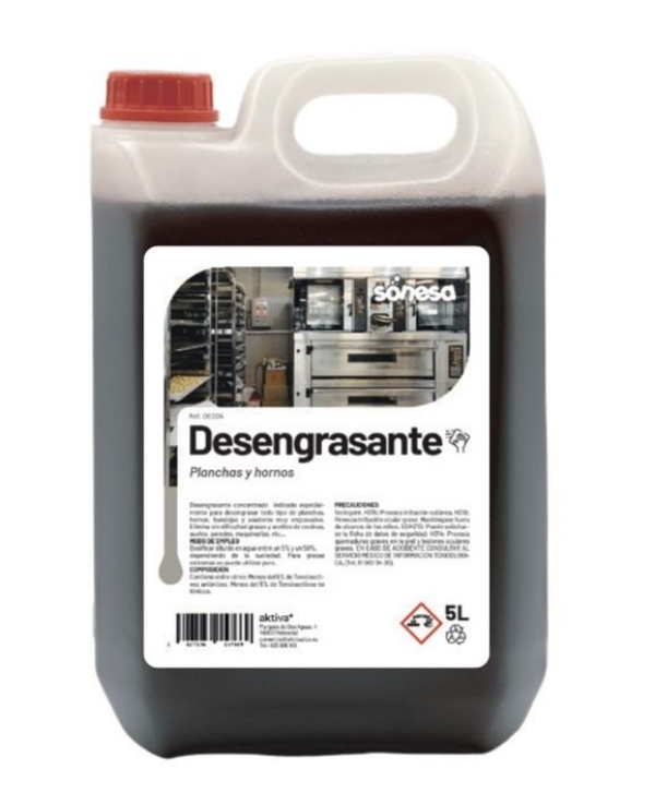 DESENGRASANTE PLANCHAS Y HORNOS 5L